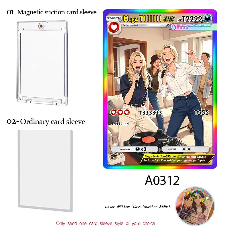 Anime Style Custom Card Photo Portrait Personalized Trading Card Picture Gift for Lovers Card Gifts for Valentine Wedding Her
Anime Style Custom Card Photo Portrait Personalized Trading Card Picture Gift for Lovers Card Gifts for Valentine Wedding Her