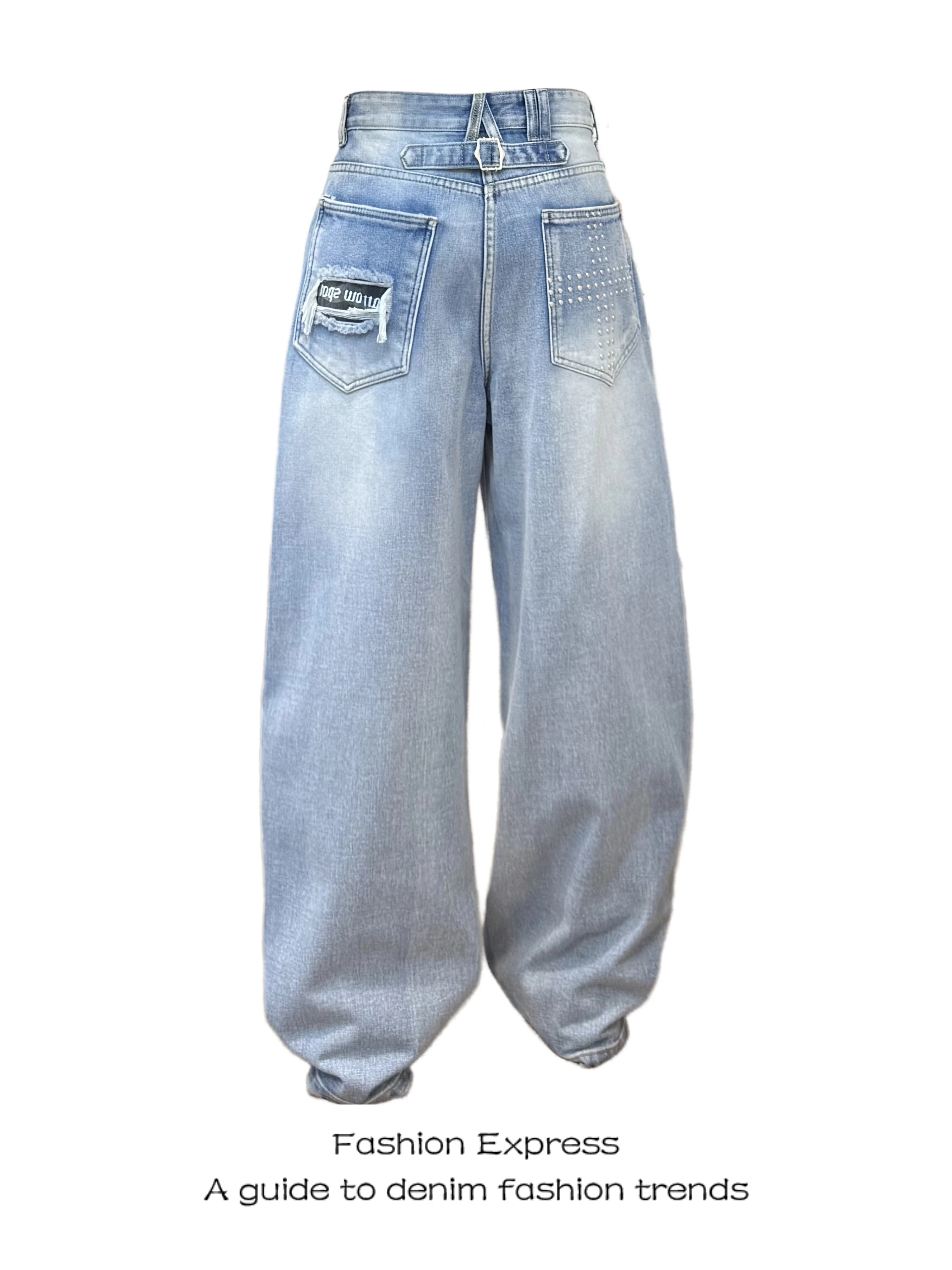 Light Wash Denim Jeans Women's Summer 2026 Loose Fit High Waist Wide Leg Pants Cross Patch Embellished Jeans Casual Style
Light Wash Denim Jeans Women's Summer 2026 Loose Fit High Waist Wide Leg Pants Cross Patch Embellished Jeans Casual Style