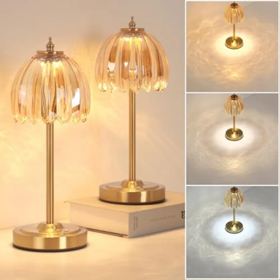 Set of 2 Tulip Table Lamp with 5000mAh Battery and Touch Control, Cordless Table Lamp with 3 Colors, Dimmable Rechargeable Tabl
Set of 2 Tulip Table Lamp with 5000mAh Battery and Touch Control, Cordless Table Lamp with 3 Colors, Dimmable Rechargeable Tabl