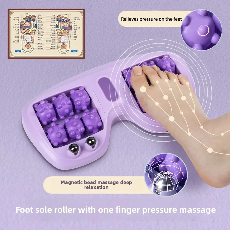 Foot Massagers for Home Use, Leg Acupoints, Magnetic Beads, Roller Finger Pressure Plates, Relaxation to Promote Blood C 
Foot Massagers for Home Use, Leg Acupoints, Magnetic Beads, Roller Finger Pressure Plates, Relaxation to Promote Blood C