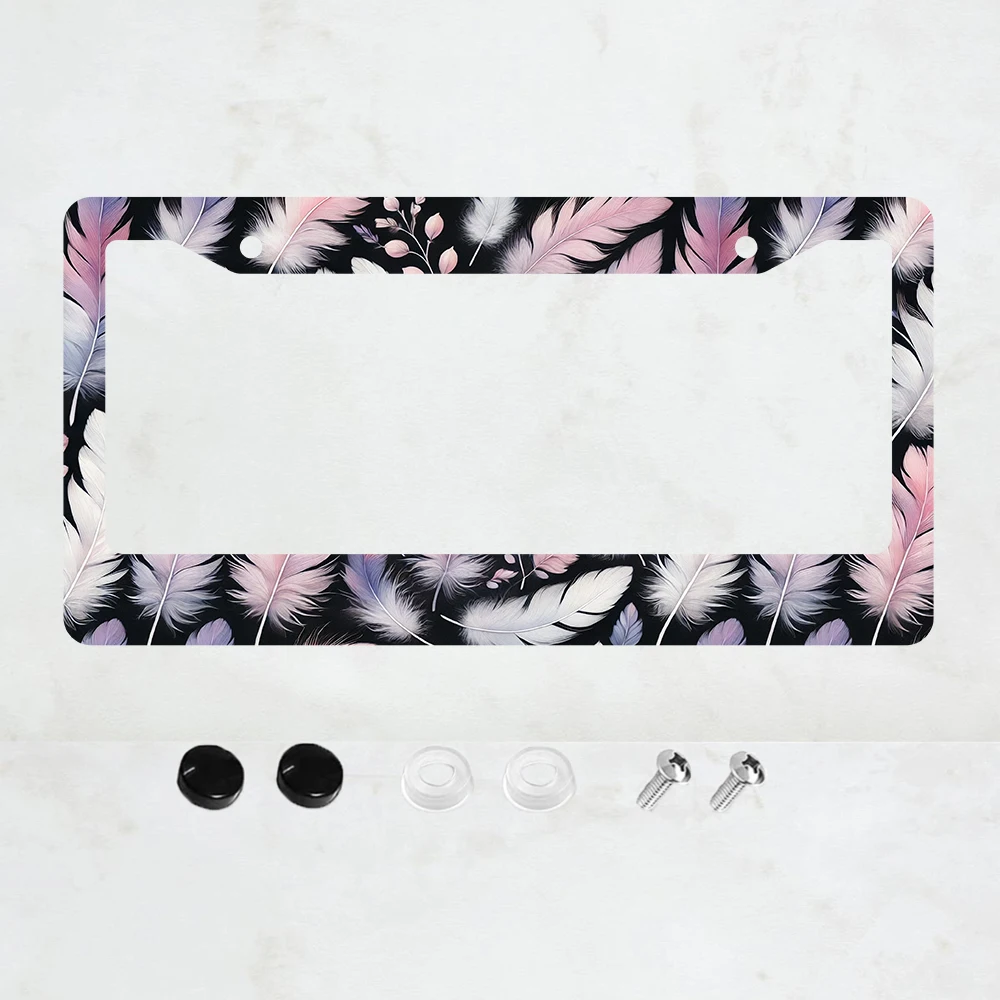 1PC Feathers Printed License Plate Frame Colorful Boho Feathers License Plate Holder Aluminum Auto Parts Funny License Plate
1PC Feathers Printed License Plate Frame Colorful Boho Feathers License Plate Holder Aluminum Auto Parts Funny License Plate