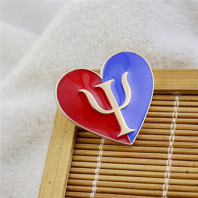 Original Design Two tone Drip Oil Greek Psychological Symbol Needle Love Badge Psychologist Medical Doctor Gift
Original Design Two tone Drip Oil Greek Psychological Symbol Needle Love Badge Psychologist Medical Doctor Gift
