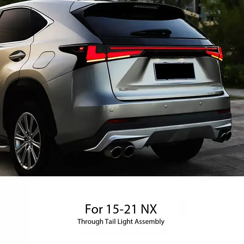 Car Tail Lamp Tail Light Modified LED Through Taillamp Taillight Turn Signal Lamp Brake Light For Lexus NX200/300 2015-2021
Car Tail Lamp Tail Light Modified LED Through Taillamp Taillight Turn Signal Lamp Brake Light For Lexus NX200/300 2015-2021