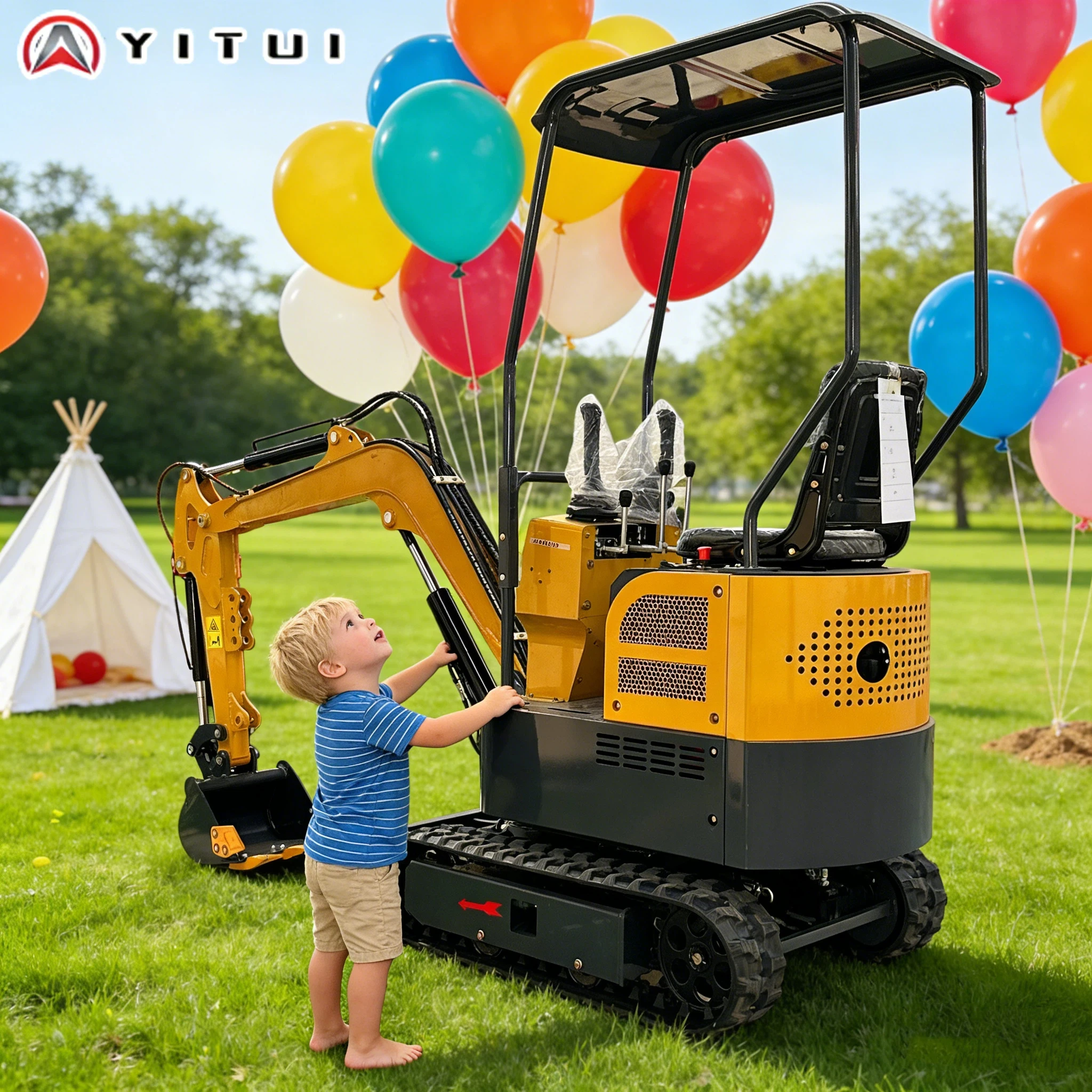 Compact Mini Excavator 1.2 Ton With Tracked Chassis - Ideal For Indoor/Outdoor Digging Planting Customized Equip With Tool Box
Compact Mini Excavator 1.2 Ton With Tracked Chassis - Ideal For Indoor/Outdoor Digging Planting Customized Equip With Tool Box