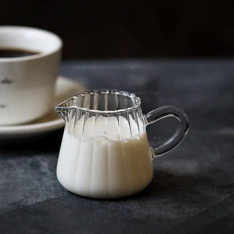 Mini Coffee Milk Cup Heat-resistant Glass Coffee Milk Pot Milk Cup Retro Handmade Striped Glass Milk Cup Microwaveable
Mini Coffee Milk Cup Heat-resistant Glass Coffee Milk Pot Milk Cup Retro Handmade Striped Glass Milk Cup Microwaveable