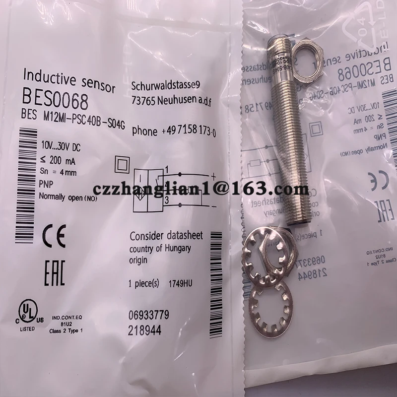 100% brand new sensor BES0068 BES M12MI-PSC40B-S04G BES00HF BES 516-3005-G-E5-C-S49 In stock
100% brand new sensor BES0068 BES M12MI-PSC40B-S04G BES00HF BES 516-3005-G-E5-C-S49 In stock