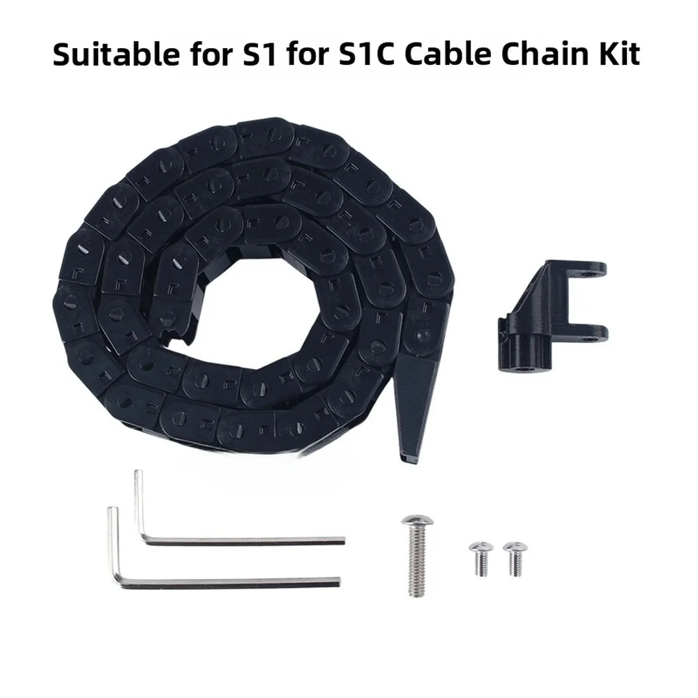 Cable Carrier Compatible with For S1C and S1 For 3D Printers Open Drag Chain Design Nylon Material for Steady Cable Guidance
Cable Carrier Compatible with For S1C and S1 For 3D Printers Open Drag Chain Design Nylon Material for Steady Cable Guidance