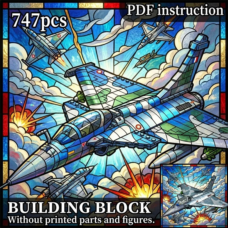 Rafale DIY Supersonic Combat Plane Military Air Force Construction Set Army Warplane Building Bricks Toy
Rafale DIY Supersonic Combat Plane Military Air Force Construction Set Army Warplane Building Bricks Toy