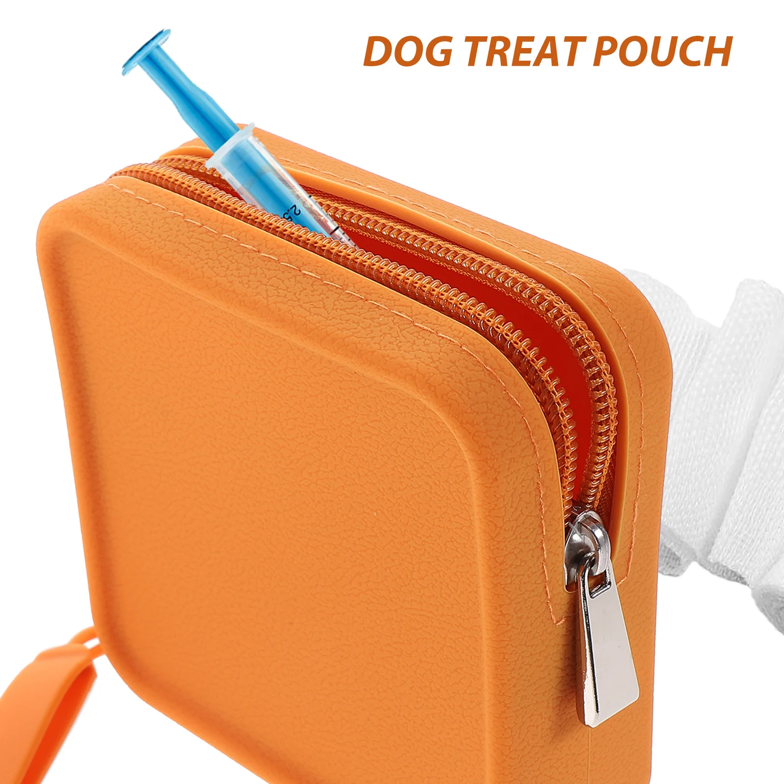 Silicone Dog Treat Pouch Portable Pet Walking Bag Durable Lightweight White Color Zipper Design For Training Travel
Silicone Dog Treat Pouch Portable Pet Walking Bag Durable Lightweight White Color Zipper Design For Training Travel