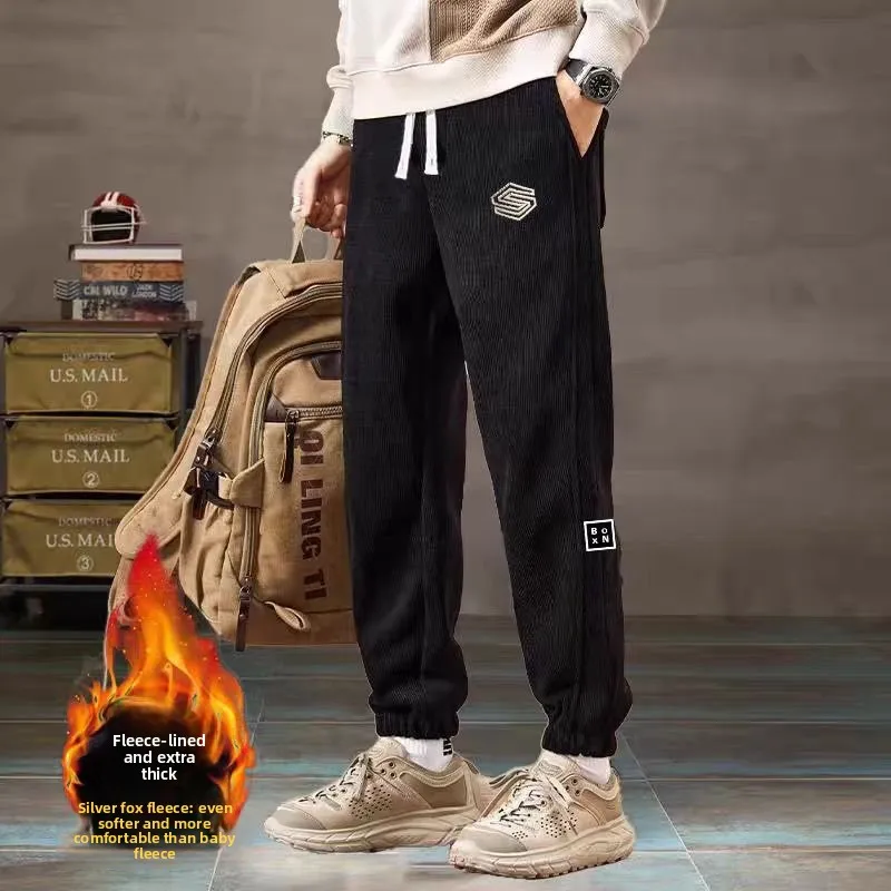Мужские вельветовые брюки-карго Thiened Fce на подкладке, зимняя рабочая одежда, повседневные спортивные штаны, износостойкие длинные брюки с защитой от пятен
Мужские вельветовые брюки-карго Thiened Fce на подкладке, зимняя рабочая одежда, повседневные спортивные штаны, износостойкие длинные брюки с защитой от пятен