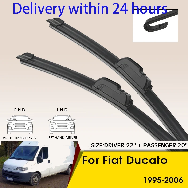 Car Wiper Blades For Fiat Ducato 1995-2006 Windshield Windscreen Front Window Blades 22"+20" Car Accessories
Car Wiper Blades For Fiat Ducato 1995-2006 Windshield Windscreen Front Window Blades 22"+20" Car Accessories