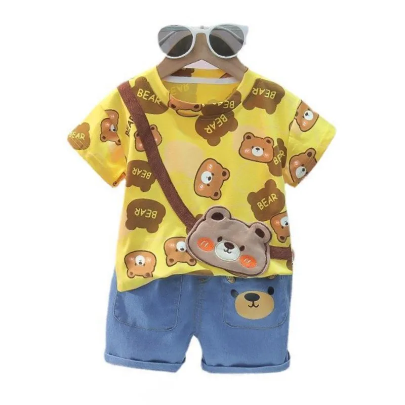 New Summer Baby Clothes Suit Children Girls Clothing Boys Casual Cartoon T-Shirt Shorts 2Pcs/Set Toddler Costume Kids Tracksuits
New Summer Baby Clothes Suit Children Girls Clothing Boys Casual Cartoon T-Shirt Shorts 2Pcs/Set Toddler Costume Kids Tracksuits