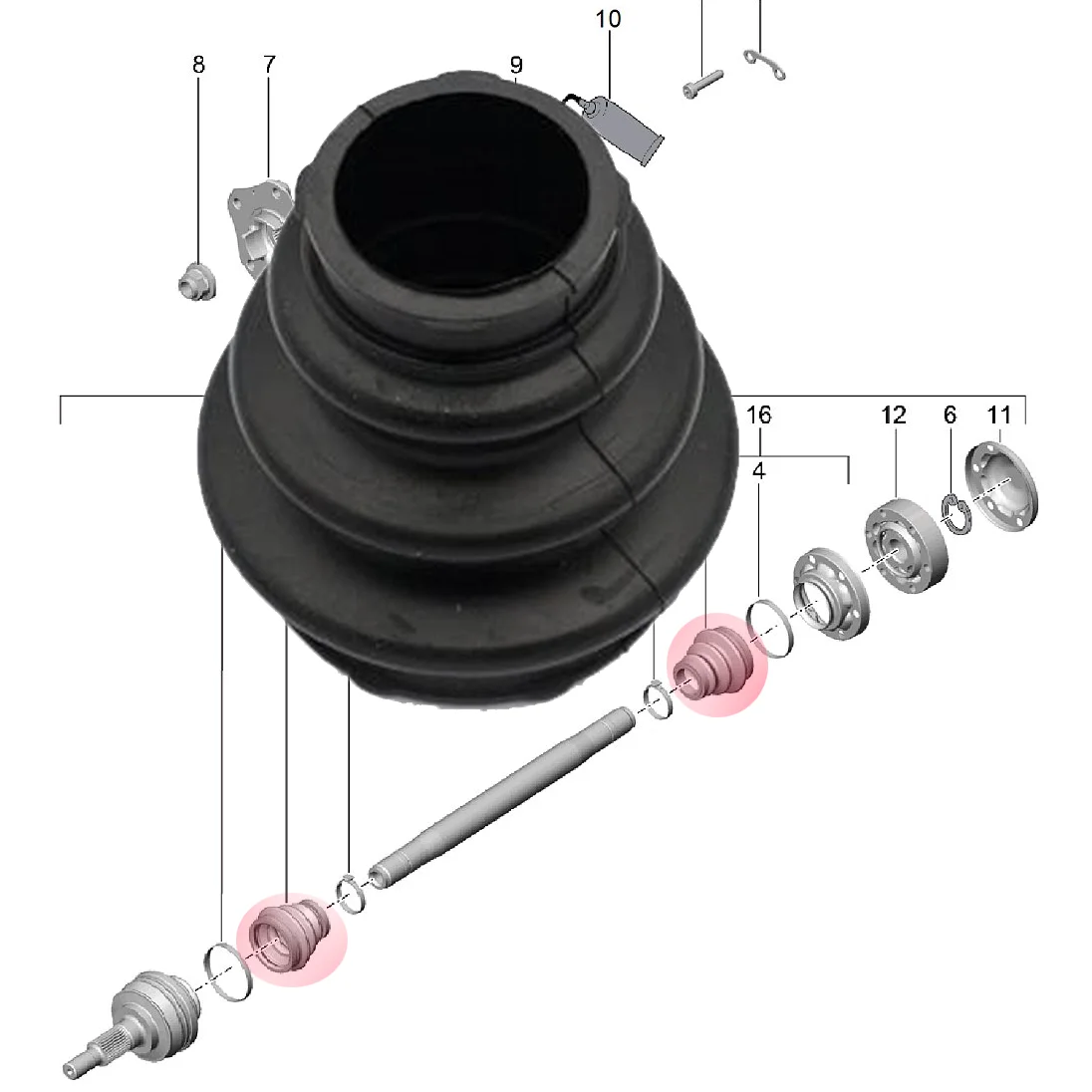 97033229300 rear Drive shaft dust cover for Porsche Panamera 970 2010 2011 2012 2013 2014 2015 2016
97033229300 rear Drive shaft dust cover for Porsche Panamera 970 2010 2011 2012 2013 2014 2015 2016