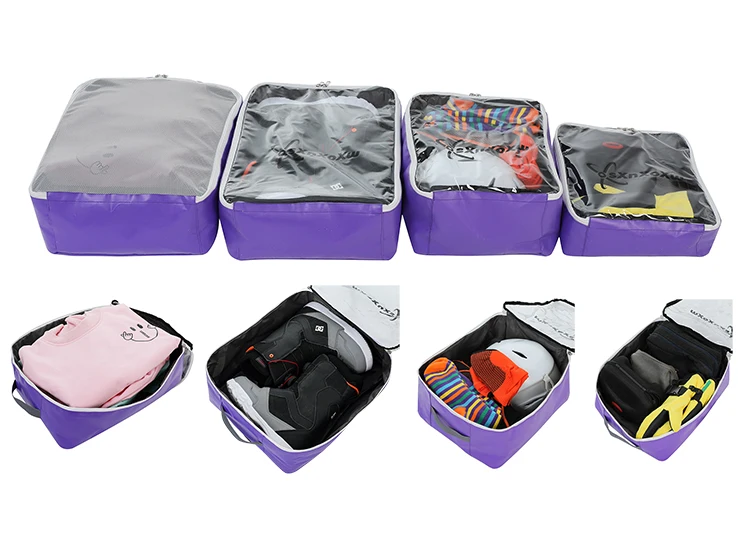 Skiing Equipment Bags (one set, 4 pcs) Snowshoe Storage Bags transparent TPU waterproof bags used as interior bags A7400
Skiing Equipment Bags (one set, 4 pcs) Snowshoe Storage Bags transparent TPU waterproof bags used as interior bags A7400
