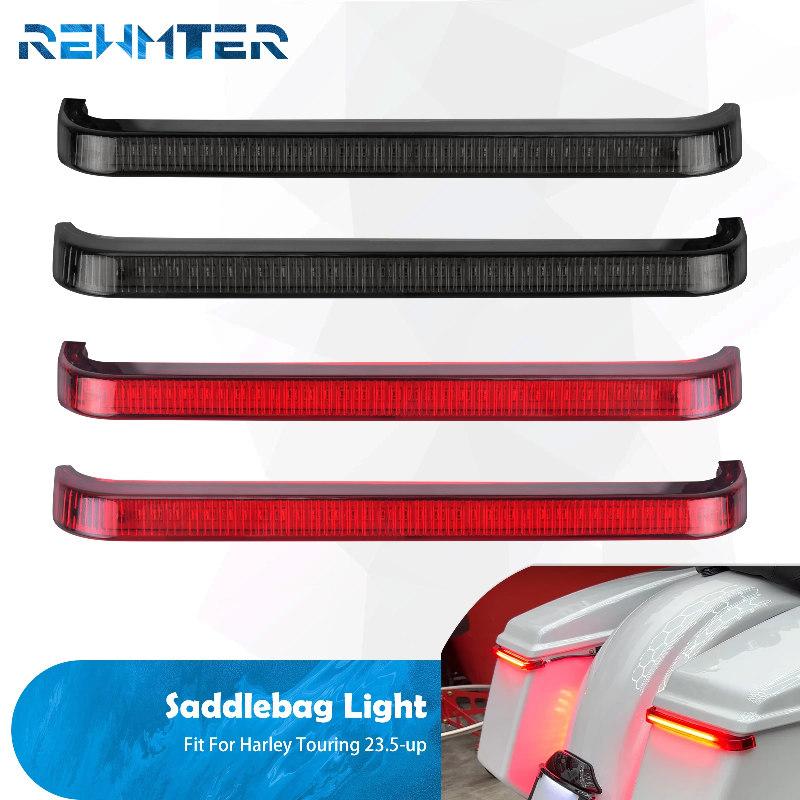 Motorcycle LED Rear Saddlebag Indicator Light Turn Signal Brake Lamp For Harley Touring CVO Street Electra Road Glide ST 2023-24
Motorcycle LED Rear Saddlebag Indicator Light Turn Signal Brake Lamp For Harley Touring CVO Street Electra Road Glide ST 2023-24