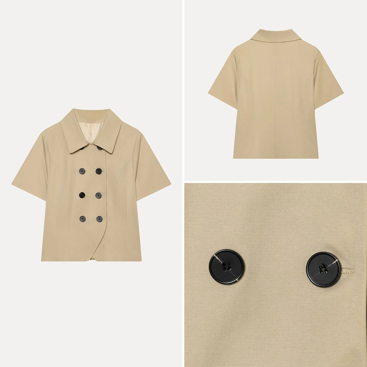 Fashionable Casual Shirt Women's Summer 2026 Double Buttoned Collar Top Trendy Versatile Short Sleeve European Style
Fashionable Casual Shirt Women's Summer 2026 Double Buttoned Collar Top Trendy Versatile Short Sleeve European Style