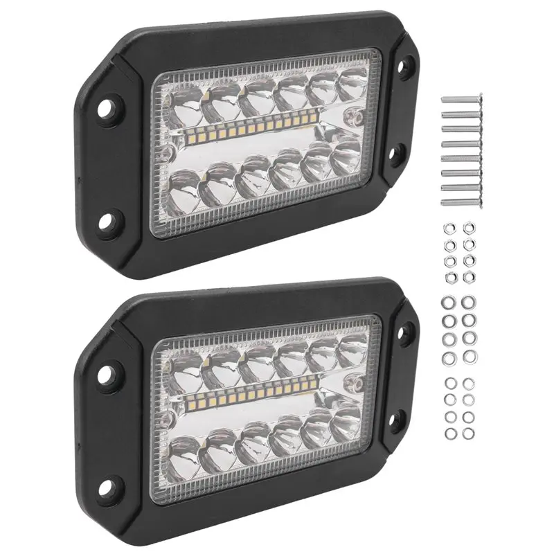 AB61-2Pcs 12V 6 Inch Flush Mount Work Light 26 LED Super Bright Spotlight Car Headlights
AB61-2Pcs 12V 6 Inch Flush Mount Work Light 26 LED Super Bright Spotlight Car Headlights