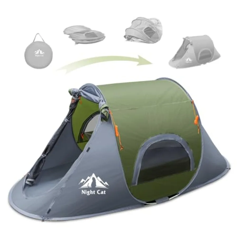 Pop-up Camping Tent: 1 Person Tent Waterproof Instant Easy Setup Outdoor Tent
Pop-up Camping Tent: 1 Person Tent Waterproof Instant Easy Setup Outdoor Tent