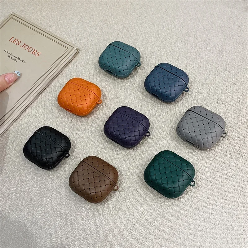 Woven Pure Color Case for AirPods 4 Airpod 1 2 3 Pro Pro2 Bluetooth Earbuds Charging Box Protective Earphone Case Cover
Woven Pure Color Case for AirPods 4 Airpod 1 2 3 Pro Pro2 Bluetooth Earbuds Charging Box Protective Earphone Case Cover