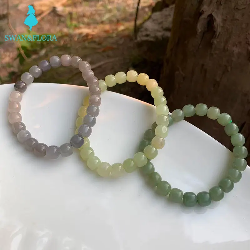 8MM Natural Green Hetian Jade Bracelet Women's Bracelets Jewelry For WomenNephrite Jewelry Wholesale Natural Stone
8MM Natural Green Hetian Jade Bracelet Women's Bracelets Jewelry For WomenNephrite Jewelry Wholesale Natural Stone