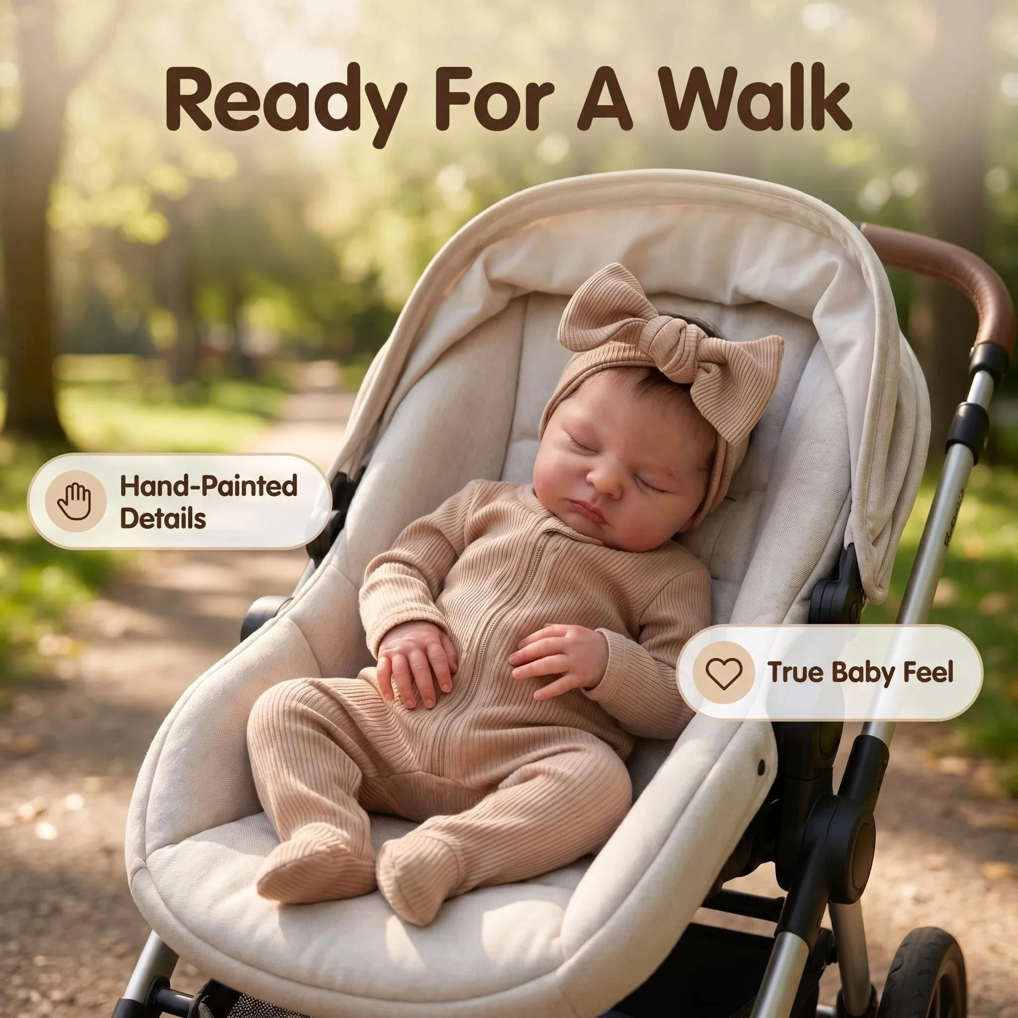 Already Finished Reborn Baby Doll 19inch Newborn Baby Size Laura 3D Skin Hand Detailed Painted Skin Visible Veins
Already Finished Reborn Baby Doll 19inch Newborn Baby Size Laura 3D Skin Hand Detailed Painted Skin Visible Veins