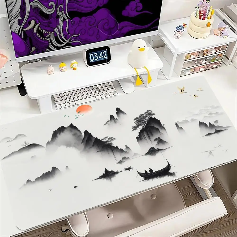 Ink painting scroll Mouse Pad 900x400MM Large Gaming Mousepad Keyboard Gamer Rubber Anti-wrinkle Anti-Slip Bottom Desk Mat
Ink painting scroll Mouse Pad 900x400MM Large Gaming Mousepad Keyboard Gamer Rubber Anti-wrinkle Anti-Slip Bottom Desk Mat