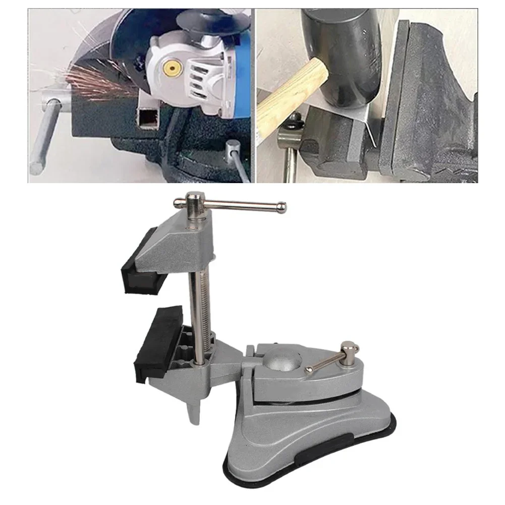 Mini Table Suction Vise 360 Degree Rotating Table Vice With Strong Suction Base And Protective Rubber Jaw Pads
Mini Table Suction Vise 360 Degree Rotating Table Vice With Strong Suction Base And Protective Rubber Jaw Pads