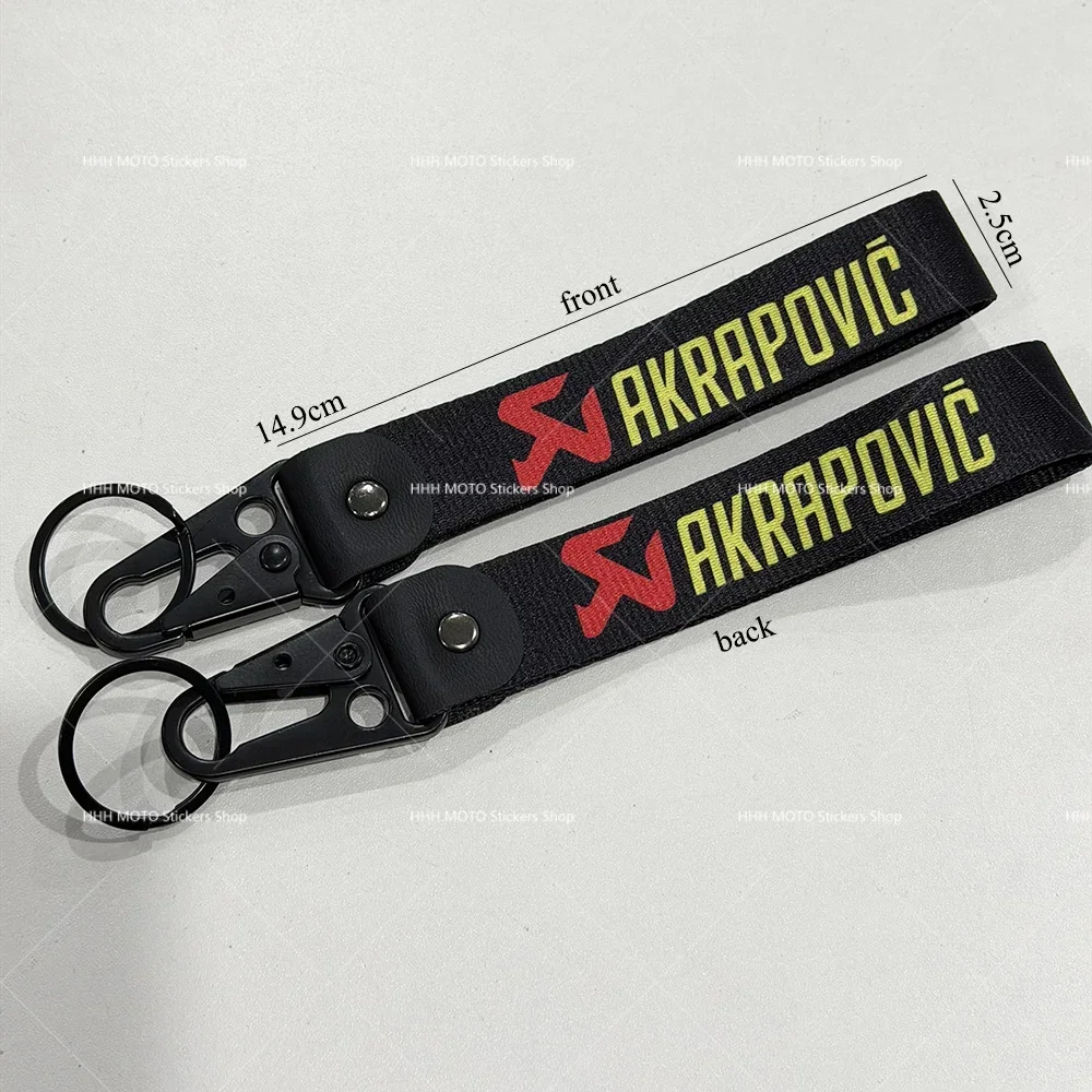 1PC Double Sided Knitting Keychain Customizable for Akrapovic Car Key Holder Double Sided Company Personalized Keyring
1PC Double Sided Knitting Keychain Customizable for Akrapovic Car Key Holder Double Sided Company Personalized Keyring