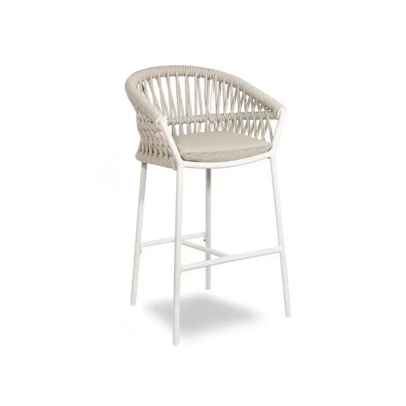 #Modern High Quality Aluminum Bistro Bar Stools Counter Dining Furniture for Outdoor Patio & Villas Black Rope Finish
#Modern High Quality Aluminum Bistro Bar Stools Counter Dining Furniture for Outdoor Patio & Villas Black Rope Finish