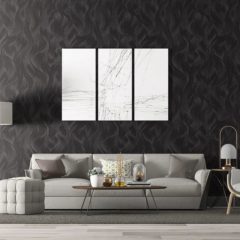 Modern Minimalist Gray Black Pure Pigment Color Wallpaper Bedroom Living Room Tv Wall 3D Home Decor Striped Wallpaper Sticker
Modern Minimalist Gray Black Pure Pigment Color Wallpaper Bedroom Living Room Tv Wall 3D Home Decor Striped Wallpaper Sticker