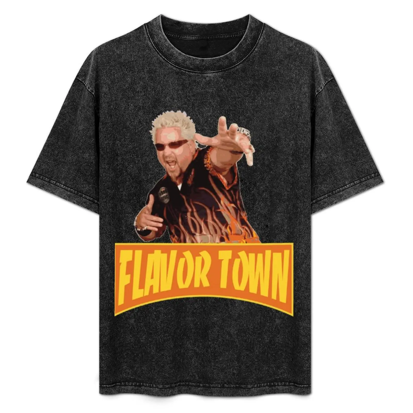 FLAVOR TOWN USA T-Shirt Urban Casual Loose Fit Tee
FLAVOR TOWN USA T-Shirt Urban Casual Loose Fit Tee