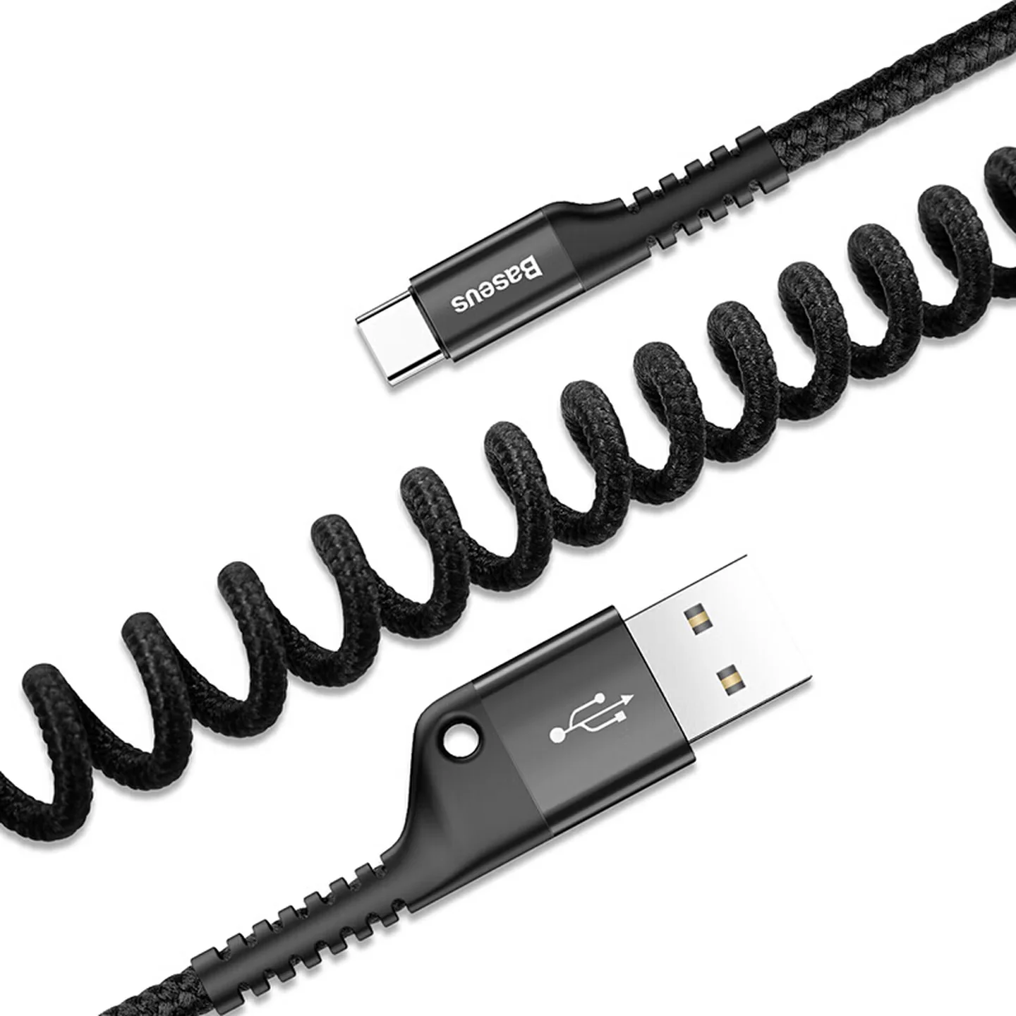 Baseus USB Type C Cable for Car, Retractable Cable(3FT) Curly USB A to USB-C Fast Charger Cord Compatible Samsung Galaxy S10 S9
Baseus USB Type C Cable for Car, Retractable Cable(3FT) Curly USB A to USB-C Fast Charger Cord Compatible Samsung Galaxy S10 S9