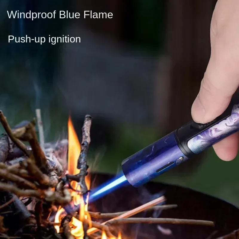 Outdoor Windproof Inflatable Lighter Metal Torch Jet Flame Butane Lighter Kitchen Barbecue Camping Cigar Men's Small Tool
Outdoor Windproof Inflatable Lighter Metal Torch Jet Flame Butane Lighter Kitchen Barbecue Camping Cigar Men's Small Tool