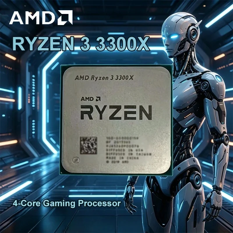 AMD Ryzen 3300X R3 3300X 3.8 GHz 65W Quad-Core Eight-Thread CPU Processor L3=16M 100-000000159 Socket AM4 65W Ryzen 3 3300X
AMD Ryzen 3300X R3 3300X 3.8 GHz 65W Quad-Core Eight-Thread CPU Processor L3=16M 100-000000159 Socket AM4 65W Ryzen 3 3300X