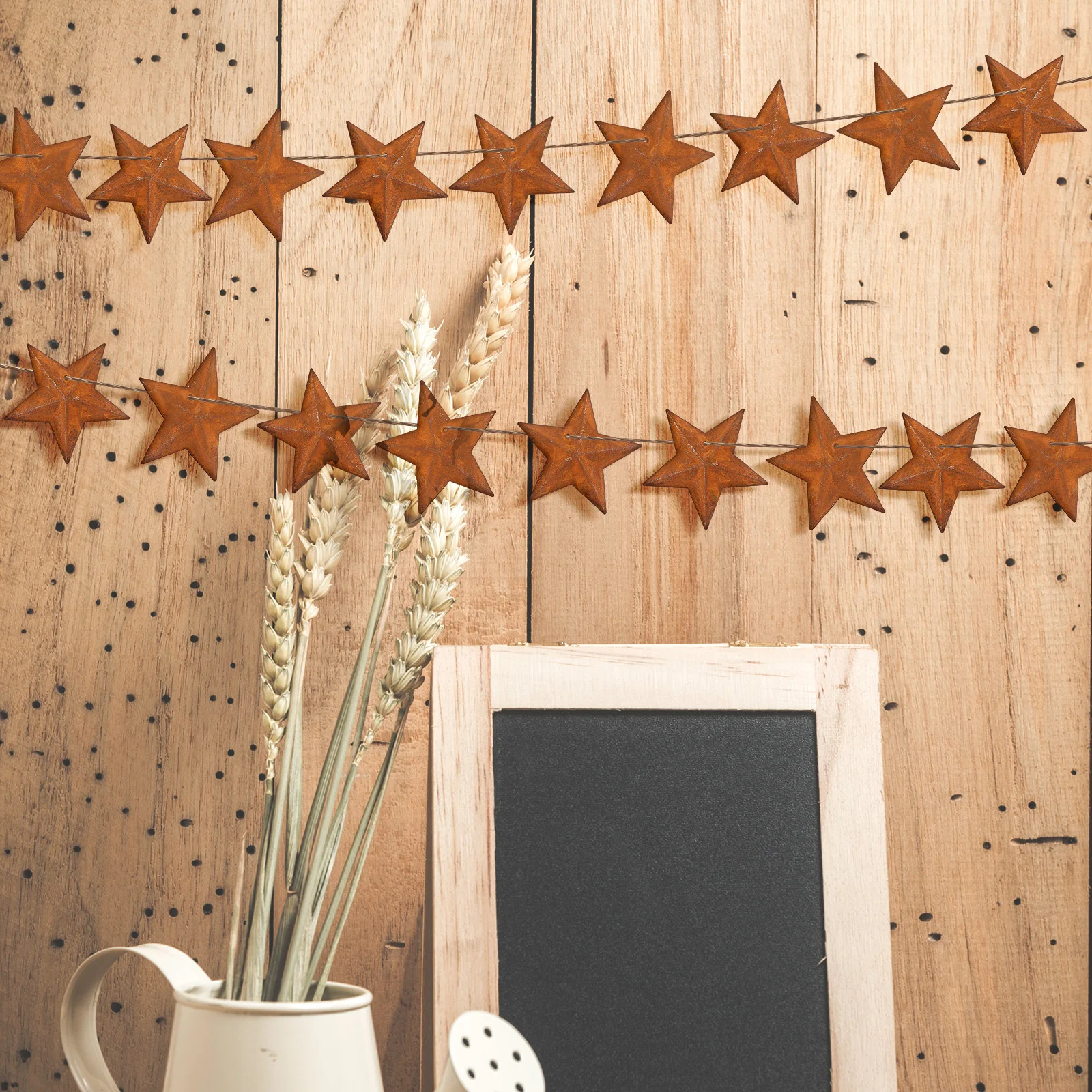 30Pcs Rusty Metal Stars for Crafts Star 4.5cm Iron Star Decorations for Christmas Tree Window Fireplace
30Pcs Rusty Metal Stars for Crafts Star 4.5cm Iron Star Decorations for Christmas Tree Window Fireplace