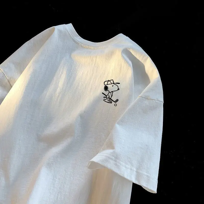 Snoopy T-Shirt Kawaii MINISO Cute Anime Print Summer Trend Loose T-Shirt Couple Short Sleeved Student Minimalist Versatile Top
Snoopy T-Shirt Kawaii MINISO Cute Anime Print Summer Trend Loose T-Shirt Couple Short Sleeved Student Minimalist Versatile Top