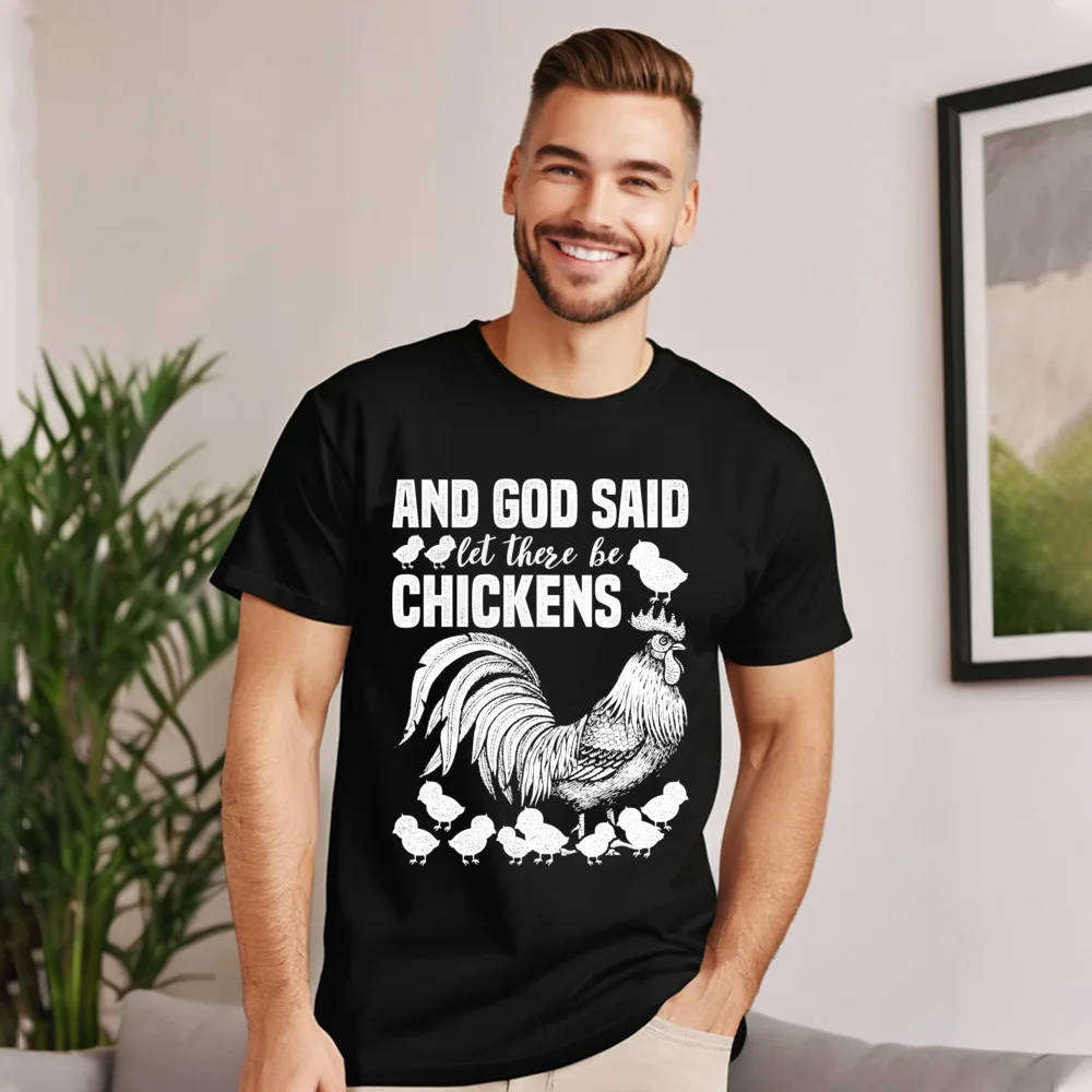 Print et there be Chickens Funny Youth T-shirts Discount NEW YEAR DAY Short Sleeve Round Collar Pure Cotton Tops Tees Tee Shirt
Print et there be Chickens Funny Youth T-shirts Discount NEW YEAR DAY Short Sleeve Round Collar Pure Cotton Tops Tees Tee Shirt