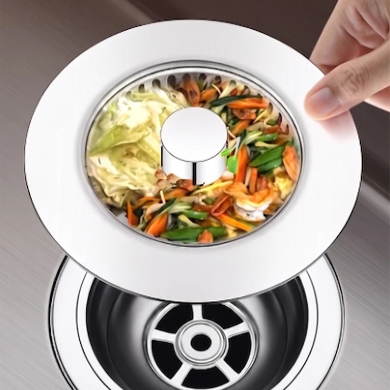 Stainless Steel Kitchen Sink Drain Filter Shallow Basket Pop Up Stopper Bounce Core Anti Clogging Dish Basin Strainer Tool
Stainless Steel Kitchen Sink Drain Filter Shallow Basket Pop Up Stopper Bounce Core Anti Clogging Dish Basin Strainer Tool