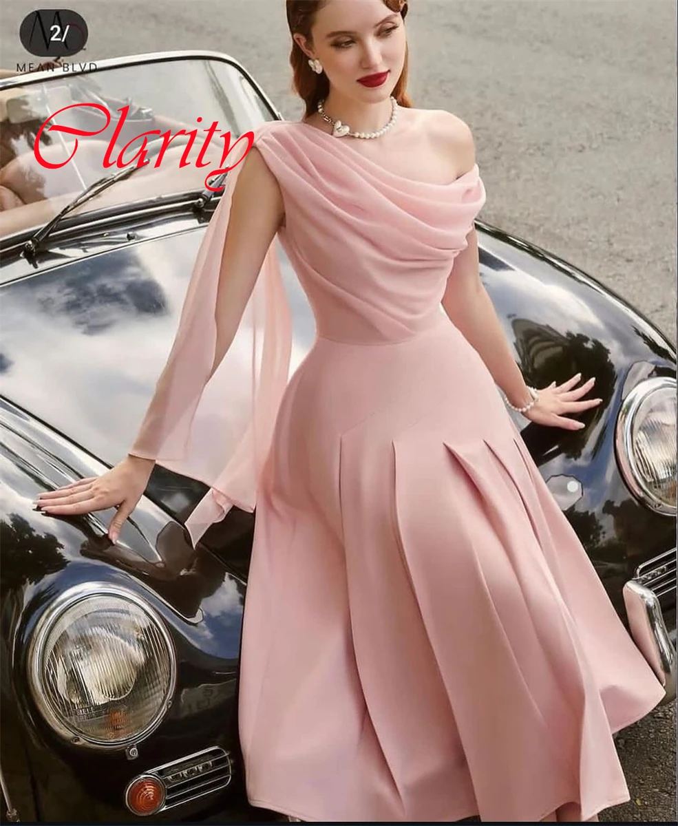 Customized High Quality Pink Jersey Evening Dress Exquisite One Shoulder Off the Shoulder Sleeveless Special Occasion Gowns
Customized High Quality Pink Jersey Evening Dress Exquisite One Shoulder Off the Shoulder Sleeveless Special Occasion Gowns