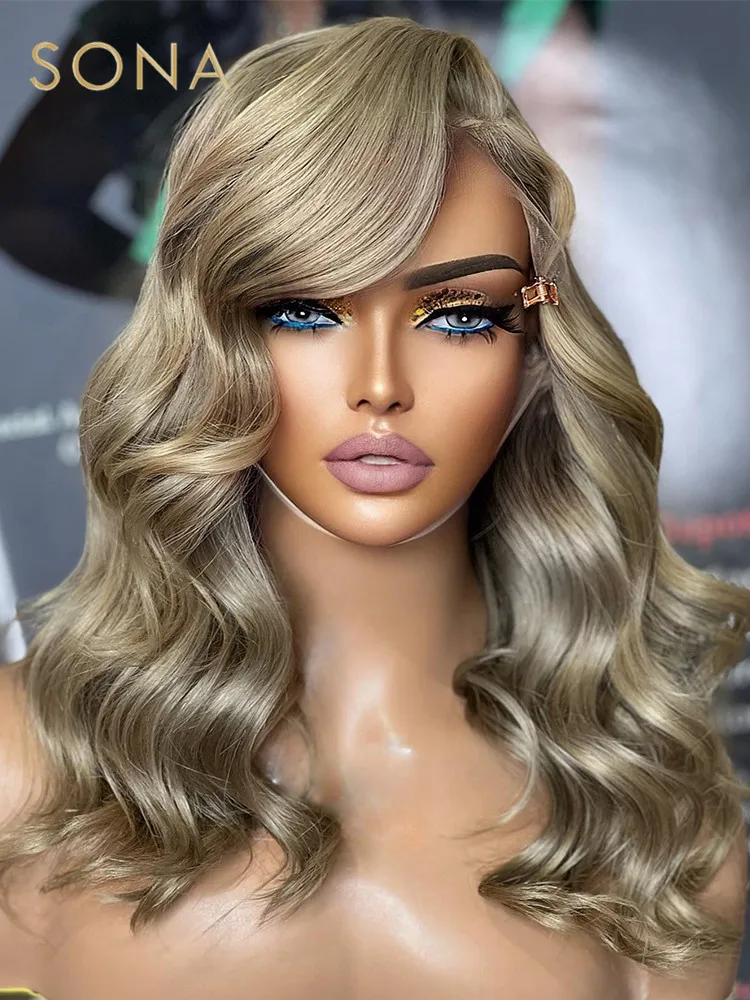 13x6 HD Transparent Ash Blonde Lace Frontal Human Hair Wig Body Wave 13x4 Honey Blonde Colored Lace Front Hair Wigs
13x6 HD Transparent Ash Blonde Lace Frontal Human Hair Wig Body Wave 13x4 Honey Blonde Colored Lace Front Hair Wigs