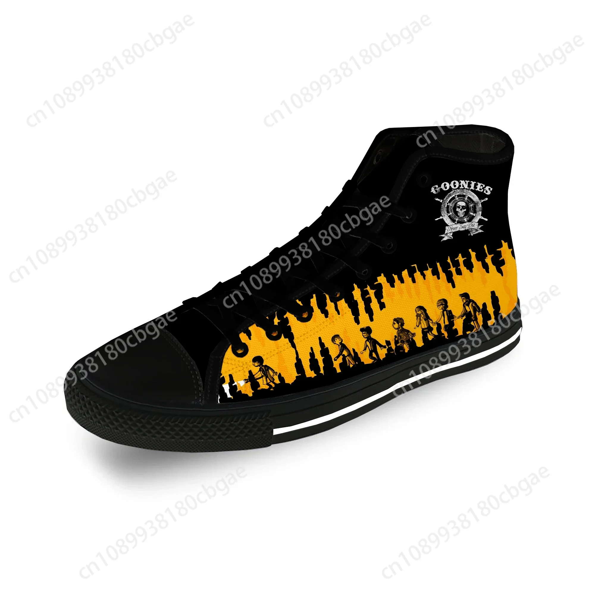Movie Goonies Never Say Die Cool Casual Cloth Fashion 3D Print High Top Canvas Shoes Men Women Lightweight Breathable Sneakers
Movie Goonies Never Say Die Cool Casual Cloth Fashion 3D Print High Top Canvas Shoes Men Women Lightweight Breathable Sneakers