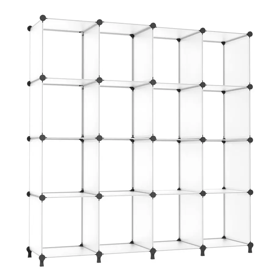 Cube Storage Organizer, 16 Cube Closet Organizer, Stackable Storage Cube Shelves, DIY Portable Closet Clothes Organizer Shelving
Cube Storage Organizer, 16 Cube Closet Organizer, Stackable Storage Cube Shelves, DIY Portable Closet Clothes Organizer Shelving