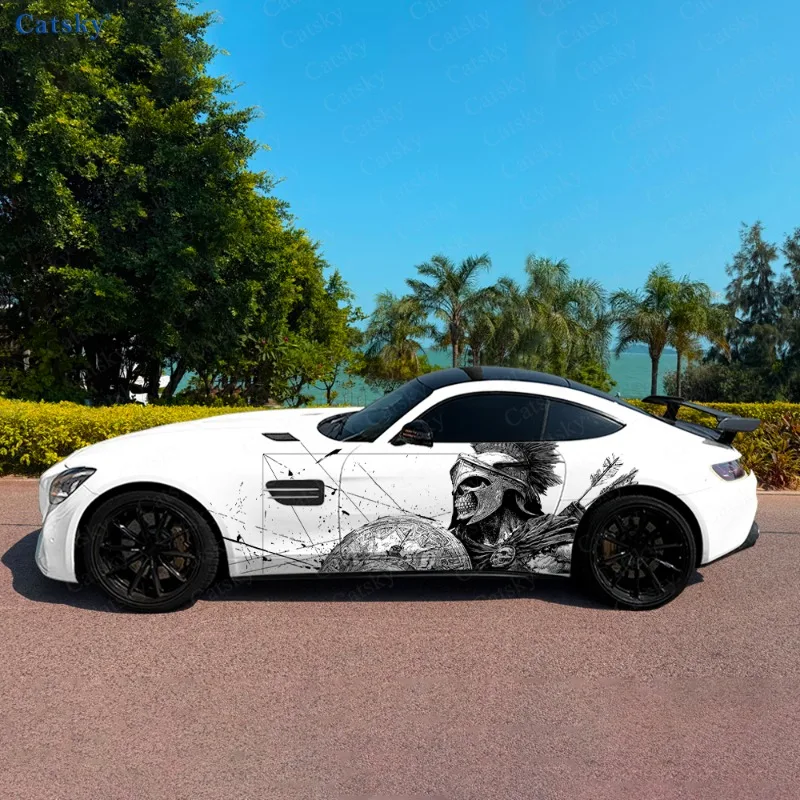 2pcs Fine Detailed Spartan Warrior Car Side Wraps, Self-Adhesive PVC Waterproof & Scratch-Resistant Stickers, Car Accessory Gift
2pcs Fine Detailed Spartan Warrior Car Side Wraps, Self-Adhesive PVC Waterproof & Scratch-Resistant Stickers, Car Accessory Gift