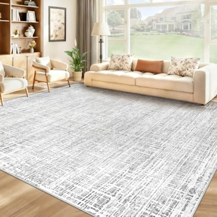 8x10 Area Rugs for Living Room, Bedroom, Nursery, Room, Dining Room, Office Washable Abstract Neutral Modern Rug in Grey, Soft
8x10 Area Rugs for Living Room, Bedroom, Nursery, Room, Dining Room, Office Washable Abstract Neutral Modern Rug in Grey, Soft