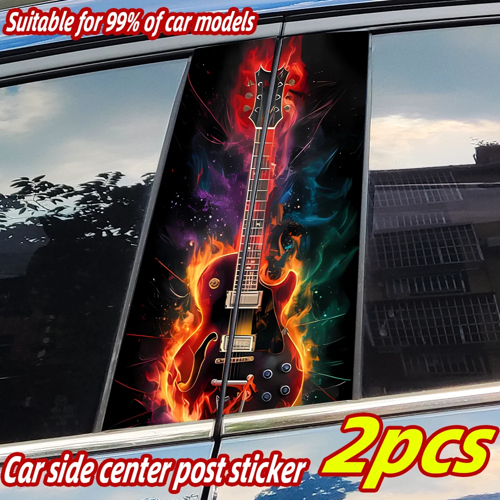 Guitar Rock Car Stickers Funny Auto B Pillar Waterproof Decoration Cover Scratches Car Doors Pillar Sunscreen Decals Accessories
Guitar Rock Car Stickers Funny Auto B Pillar Waterproof Decoration Cover Scratches Car Doors Pillar Sunscreen Decals Accessories