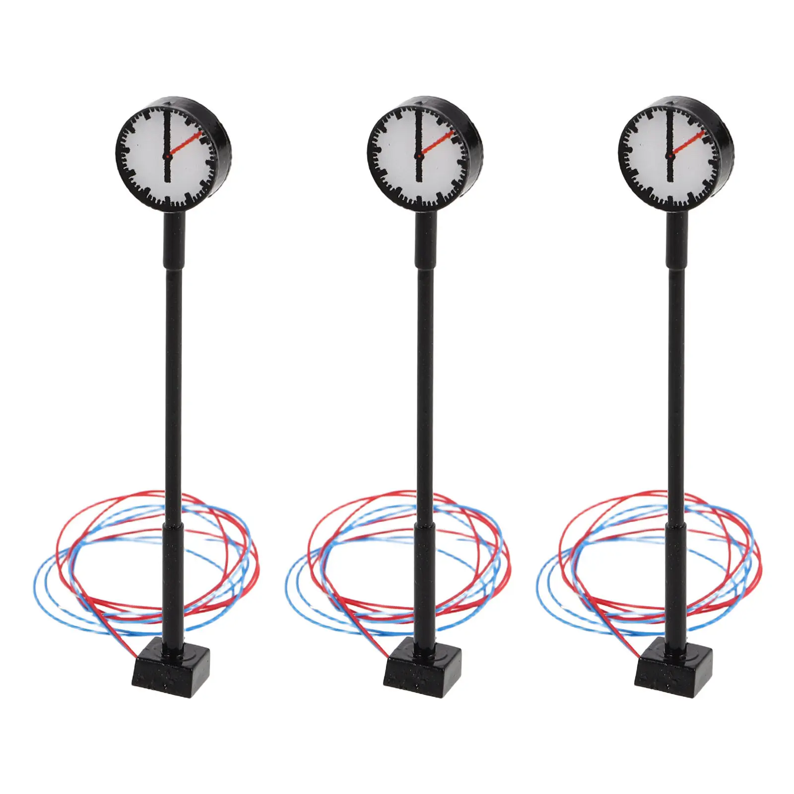 3Pcs Ho Scale Train Light Vintage 1:87 Miniature Platform Clock Lamp Railway Lighting Accessory for Micro Landscape Diorama
3Pcs Ho Scale Train Light Vintage 1:87 Miniature Platform Clock Lamp Railway Lighting Accessory for Micro Landscape Diorama