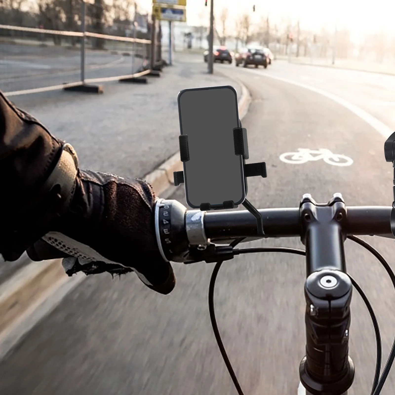 Shockproof Phone Holder Bike Cell Mount for Motorcycle Bicycle Scooter 360 Degree Rotation Secure NavigationBracket
Shockproof Phone Holder Bike Cell Mount for Motorcycle Bicycle Scooter 360 Degree Rotation Secure NavigationBracket
