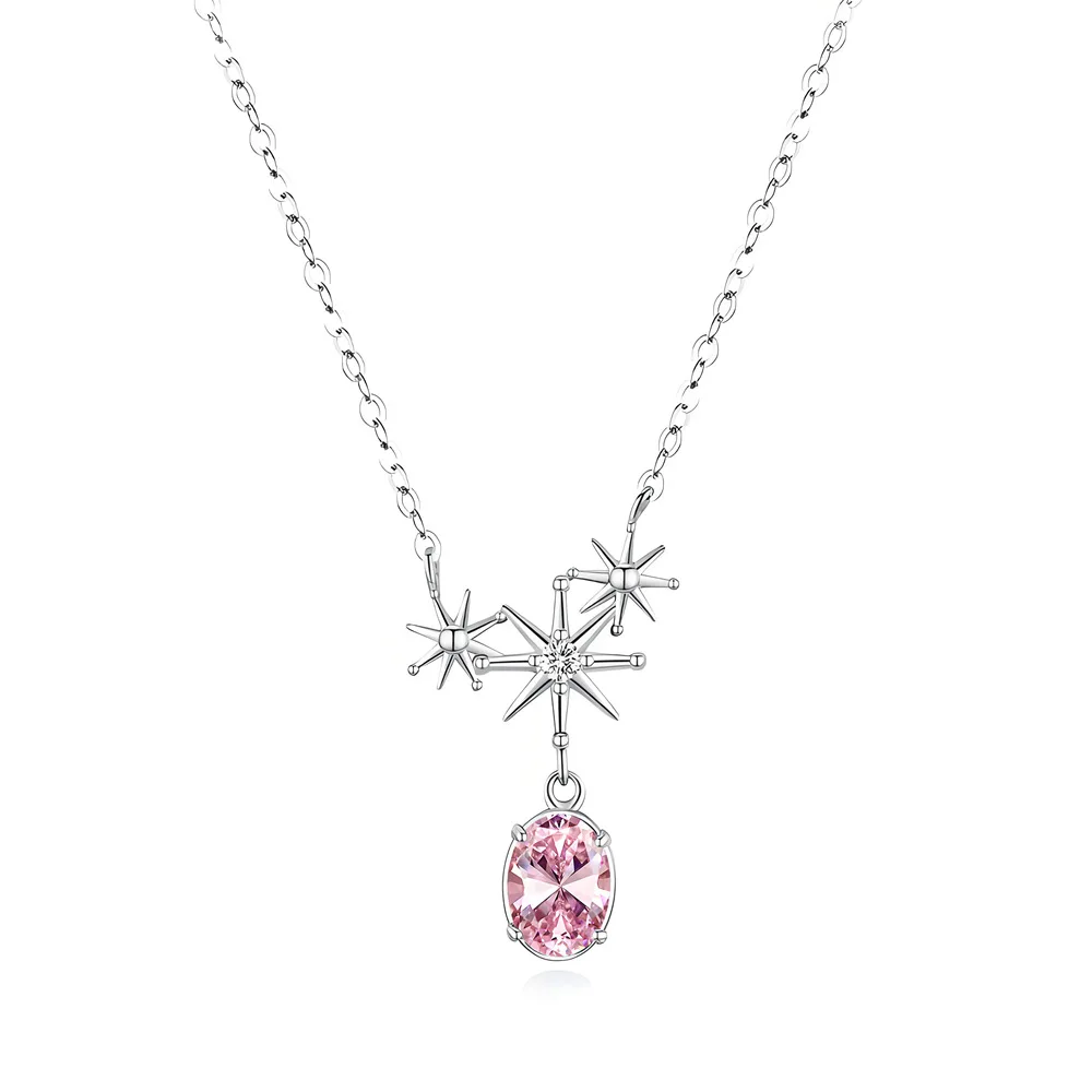 New Starry Necklace Women's Whole Body 925 Sterling Silver Light Luxury Delicate Star Pendant Clavicle Chain
New Starry Necklace Women's Whole Body 925 Sterling Silver Light Luxury Delicate Star Pendant Clavicle Chain