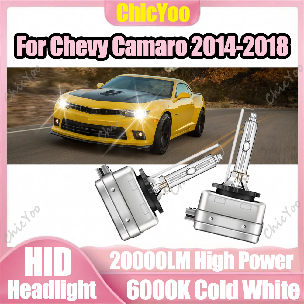 2PCS D3S 6000K White Auto Lamps 20000LM High Power Xenon Light Canbus No error HID Xenon Headlight For Chevy Camaro 2014-2018
2PCS D3S 6000K White Auto Lamps 20000LM High Power Xenon Light Canbus No error HID Xenon Headlight For Chevy Camaro 2014-2018