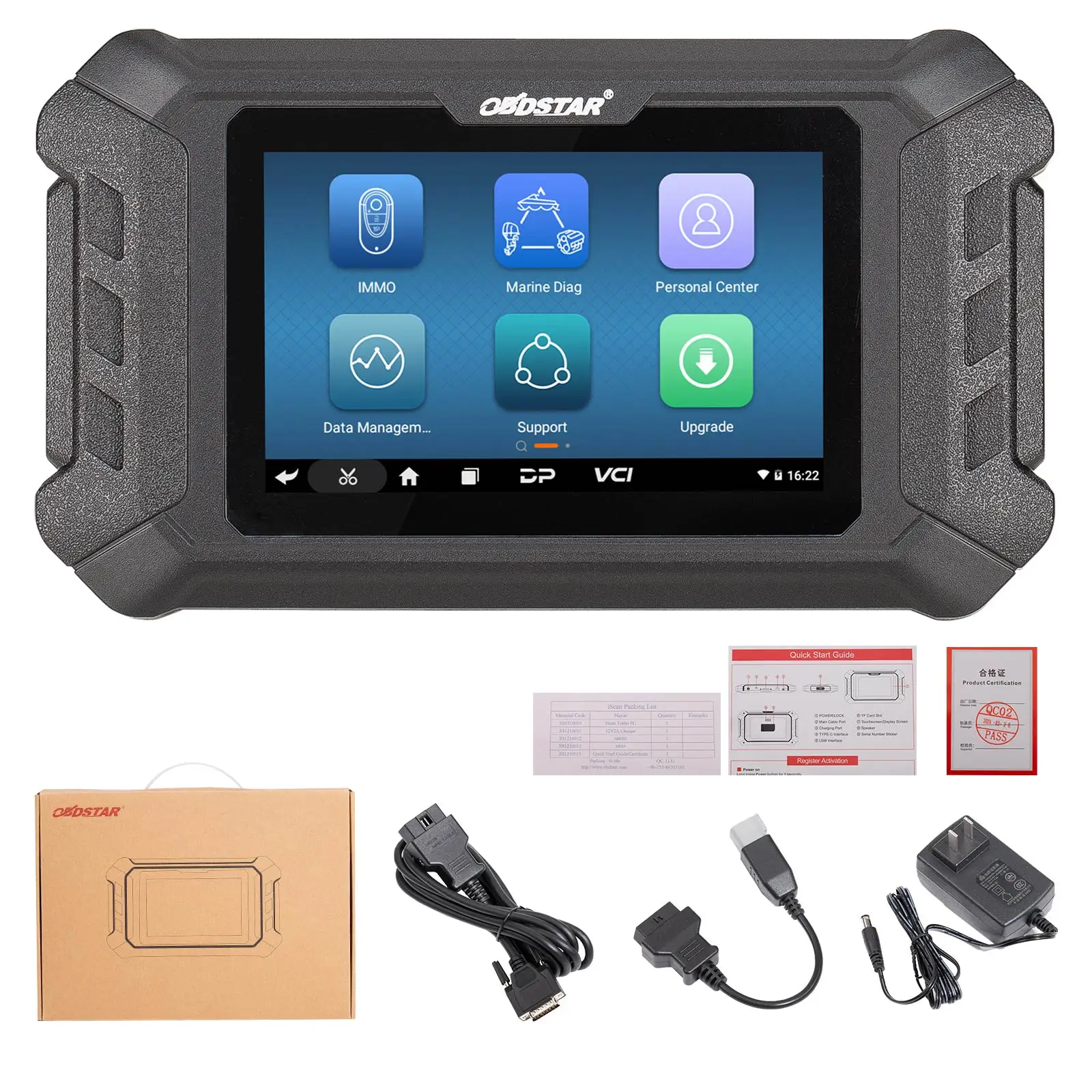 US SHIP OBDSTAR IScan for Marine Diagnostic Tablet Support Code Reading Clearing Data Flow Action test Setting Coding
US SHIP OBDSTAR IScan for Marine Diagnostic Tablet Support Code Reading Clearing Data Flow Action test Setting Coding